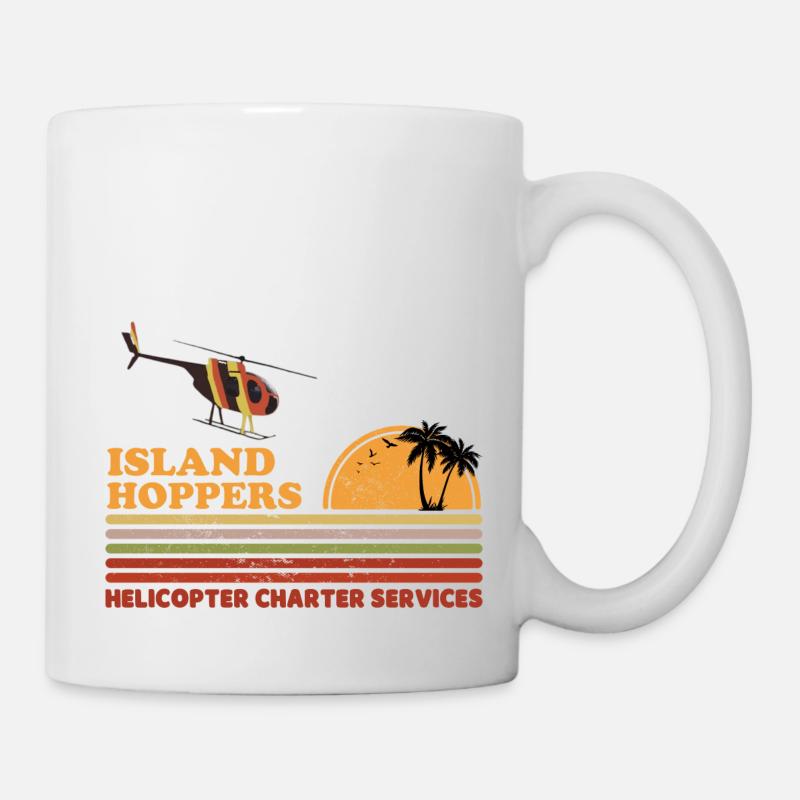 Island Hoppers Helicopter - Mug - white