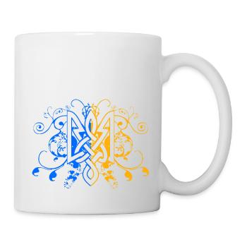 Ukraine Tribal - Mug blanc - blanc - Droite