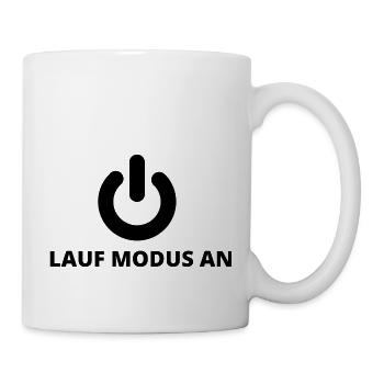 Modus Team Rennen Joggen laufen muddy run shirt - Tasse - Weiß - Rechts