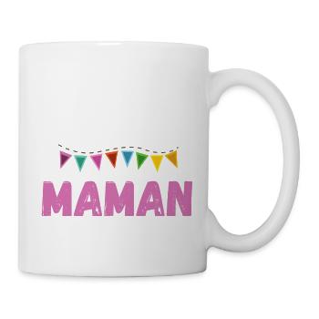 Joyeux anniversaire maman - Mug blanc - blanc - Droite