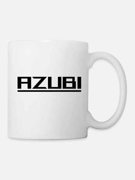 Azubi black - Tasse - Weiß