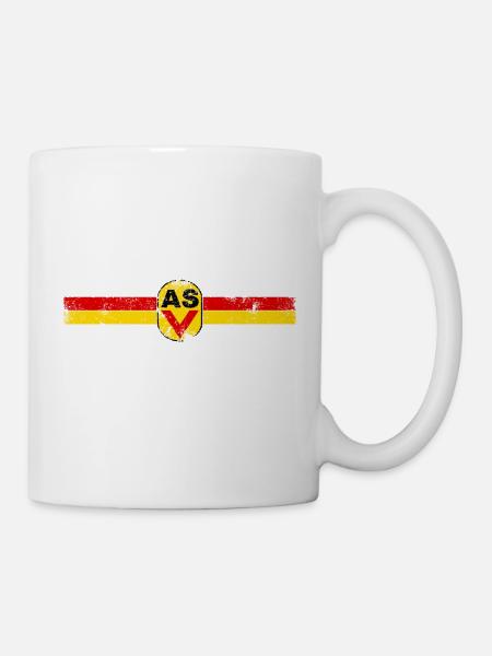 DDR - NVA - Armeesportverein - Retro usedlook - Tasse - Weiß