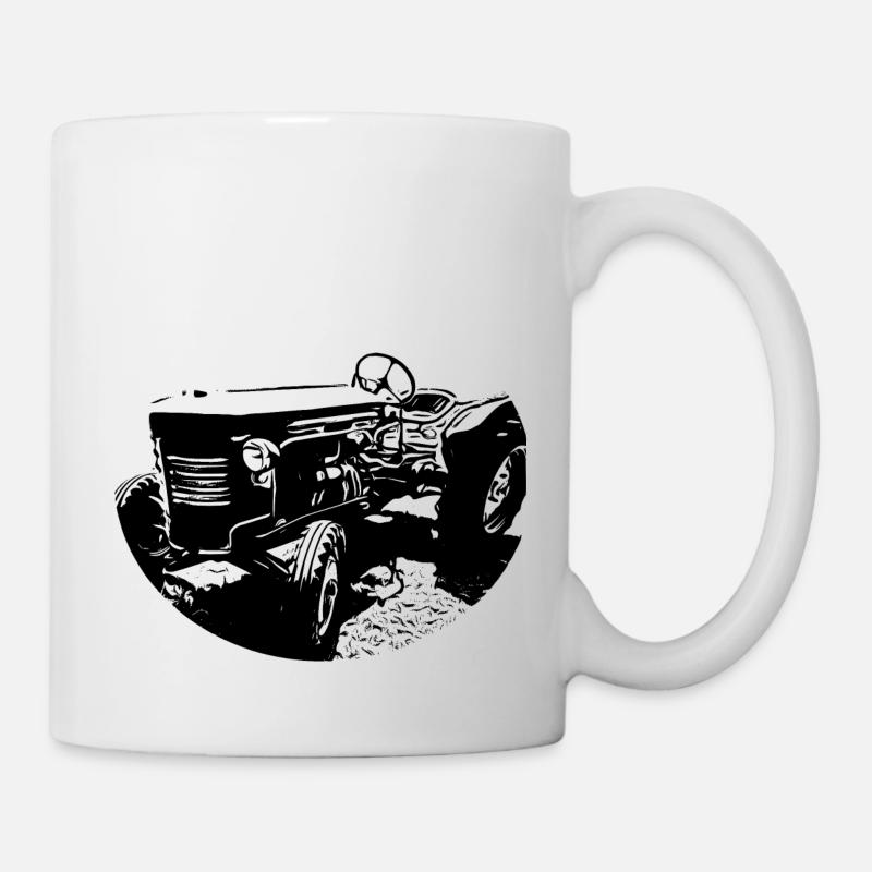 Traktor - Tasse - Weiß