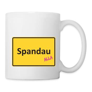 Spandau Ortseingang Alla - Tasse - Weiß - Rechts