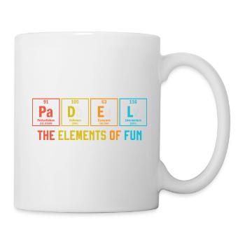 Padel Tennis The Elements of Fun - Periodic Table - Mug - white - Right