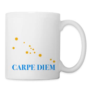 Carpe Diem utilise l’horoscope de la constellation du Jour Taureau - Mug blanc - blanc - Droite