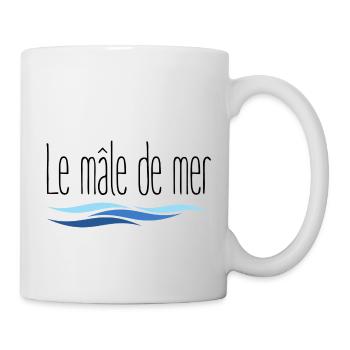 Le mâle de mer cadeau papa fête des pères - Mug blanc - blanc - Droite