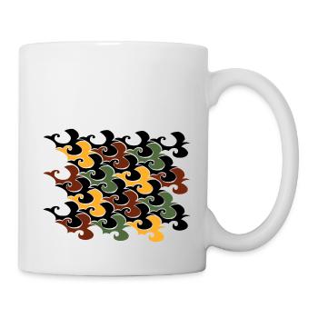 Birds flight 4 - Mug blanc - blanc - Droite