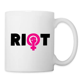 Riot Girl Power - Tasse - Weiß - Rechts