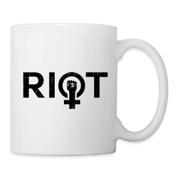 Riot Frauen Power - Tasse - Weiß - Rechts