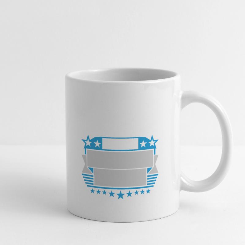 Insert Text Frame Shield Mug