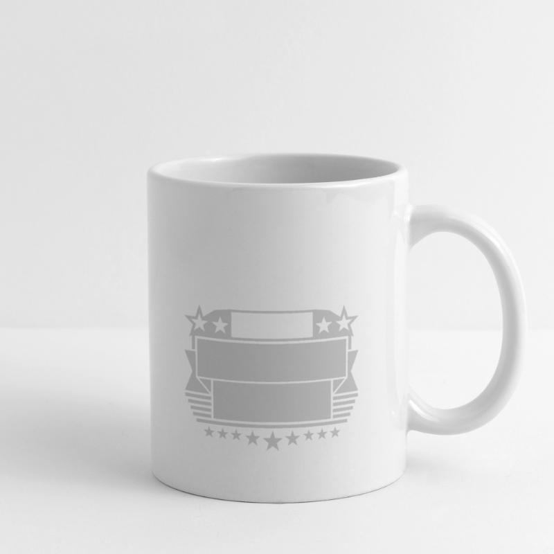 Frame Shield Insert Text Mug