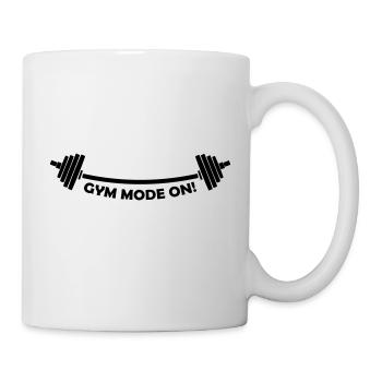 Gym Mode on - Tasse - Weiß - Rechts