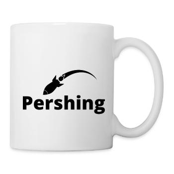 Pershing schwarz - Tasse - Weiß - Rechts
