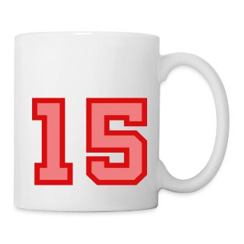 Cool Retro Retrostyle Jersey Number Back Number - Mug - white - Right