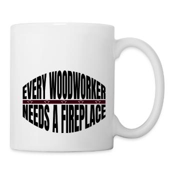 the carpenters funshirt lumber funny carpenter - Mug - white - Right
