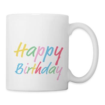 Joyeux anniversaire Cadeau d’anniversaire - Mug blanc - blanc - Droite