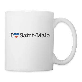 I love Saint Malo - Tasse - Weiß - Rechts