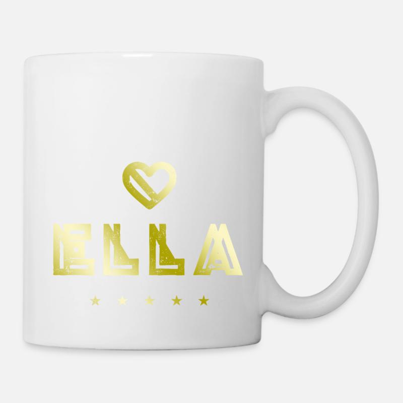 Ella Herz - Tasse - Weiß