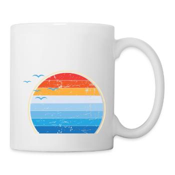 Sunset III - Tasse - Weiß - Rechts