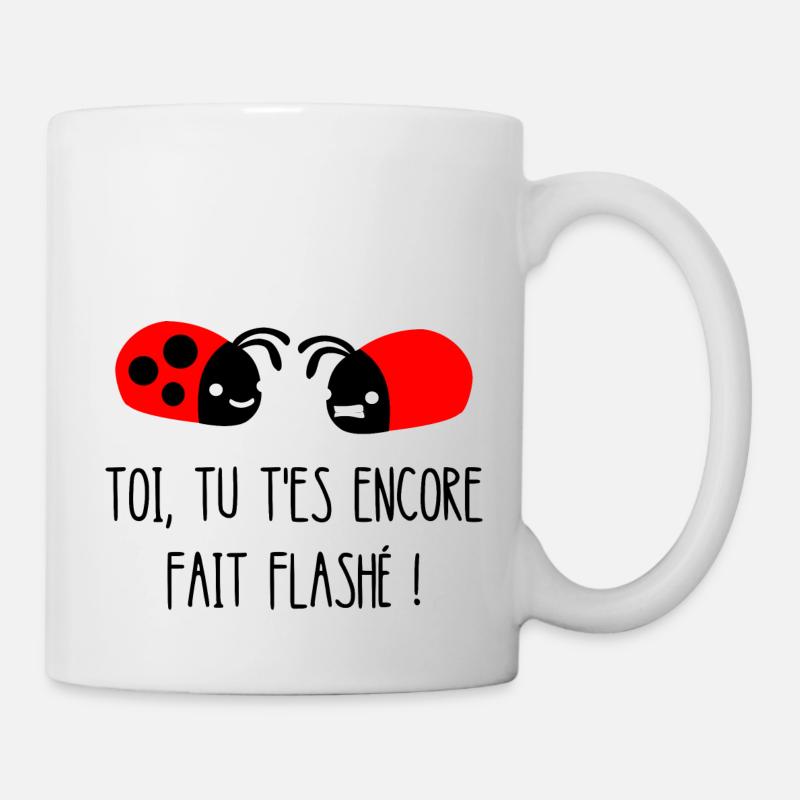 fait flashé - Mug blanc - blanc