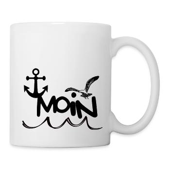 moin - Tasse - Weiß - Rechts