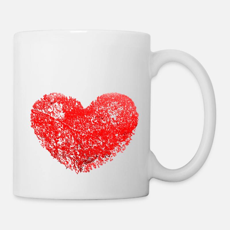 Herz - Tasse - Weiß