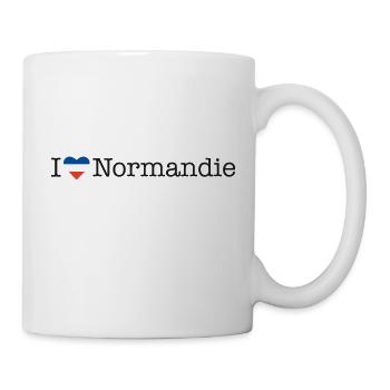 I love Normandie - Tasse - Weiß - Rechts