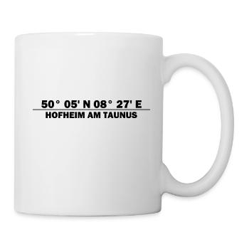 Coordonnées de Hofheim am Taunus - Mug blanc - blanc - Droite