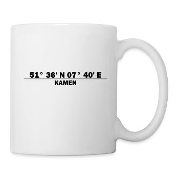 Coordonnées Kamen - Mug blanc - blanc - Droite