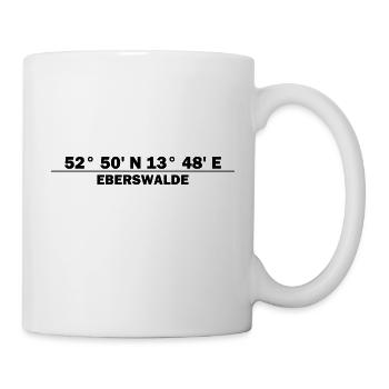 Eberswalde coordinates - Mug - white - Right