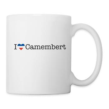 I love Camembert - Tasse - Weiß - Rechts