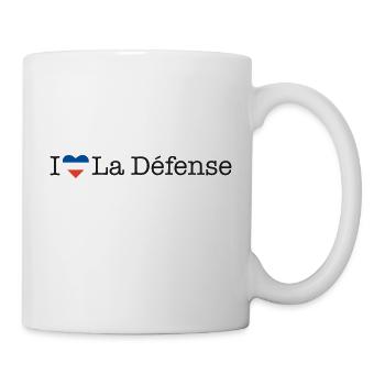 I love La Défense - Tasse - Weiß - Rechts