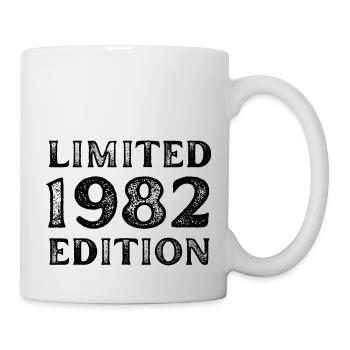 1982 LIMITED EDITION ANNIVERSAIRE 40 ANS METAL - Mug blanc - blanc - Droite