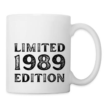 1989 LIMITED EDITION ANNIVERSAIRE METAL FER GRIS - Mug blanc - blanc - Droite