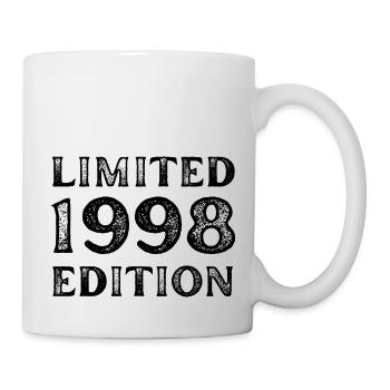 1998 LIMITED EDITION ANNIVERSAIRE METAL FER GRIS - Mug blanc - blanc - Droite