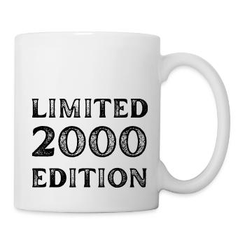 2000 LIMITED EDITION ANNIVERSAIRE METAL FER GRIS - Mug blanc - blanc - Droite
