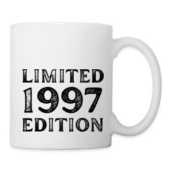 1997 LIMITED EDITION ANNIVERSAIRE METAL FER GRIS - Mug blanc - blanc - Droite