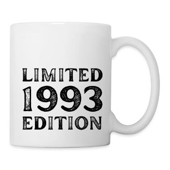 1993 LIMITED EDITION ANNIVERSAIRE METAL FER GRIS - Mug blanc - blanc - Droite