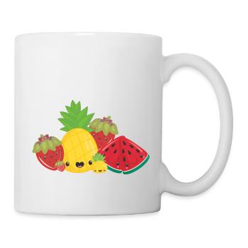 Fruit Party - Tasse - Weiß - Rechts