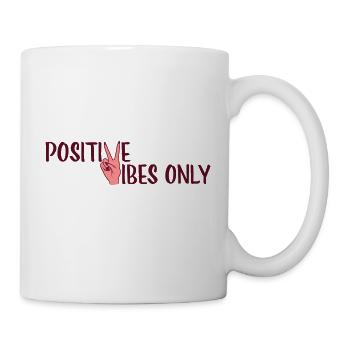 Positive Vibes Only Girl - Mug - white - Right