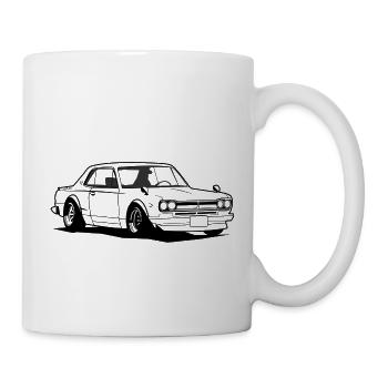 Cooler Oldtimer! - Tasse - Weiß - Rechts