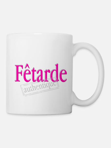 Authentischer Partygänger - Tasse - Weiß