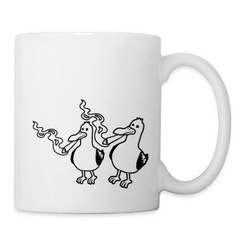 Amis 2 Mouettes Stoner - Mug blanc - blanc - Droite