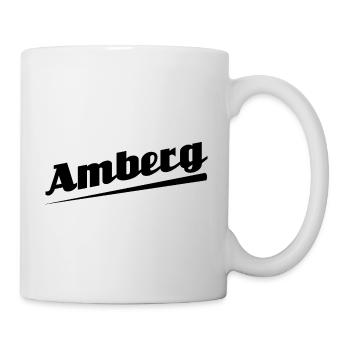 Amberg - Textdesign mit Stadtnamen - Tasse - Weiß - Rechts