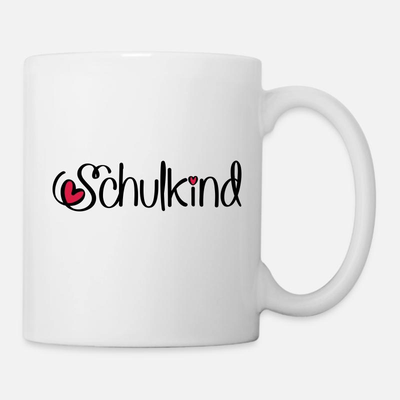 Schulkind - Tasse - Weiß