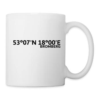 Coordonnées de Bydgoszcz - Mug blanc - blanc - Droite