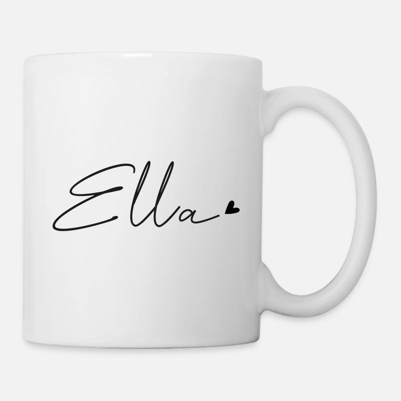Nom Ella - Mug blanc - blanc