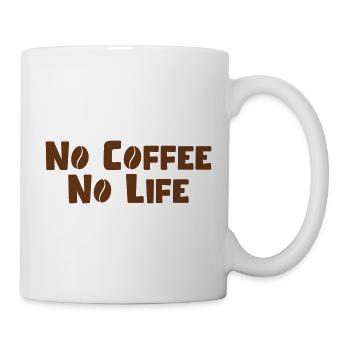 No Coffee No Life - Mug - white - Right