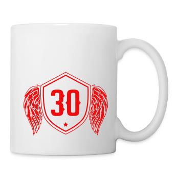 30 Nombre d’armoiries - Mug blanc - blanc - Droite